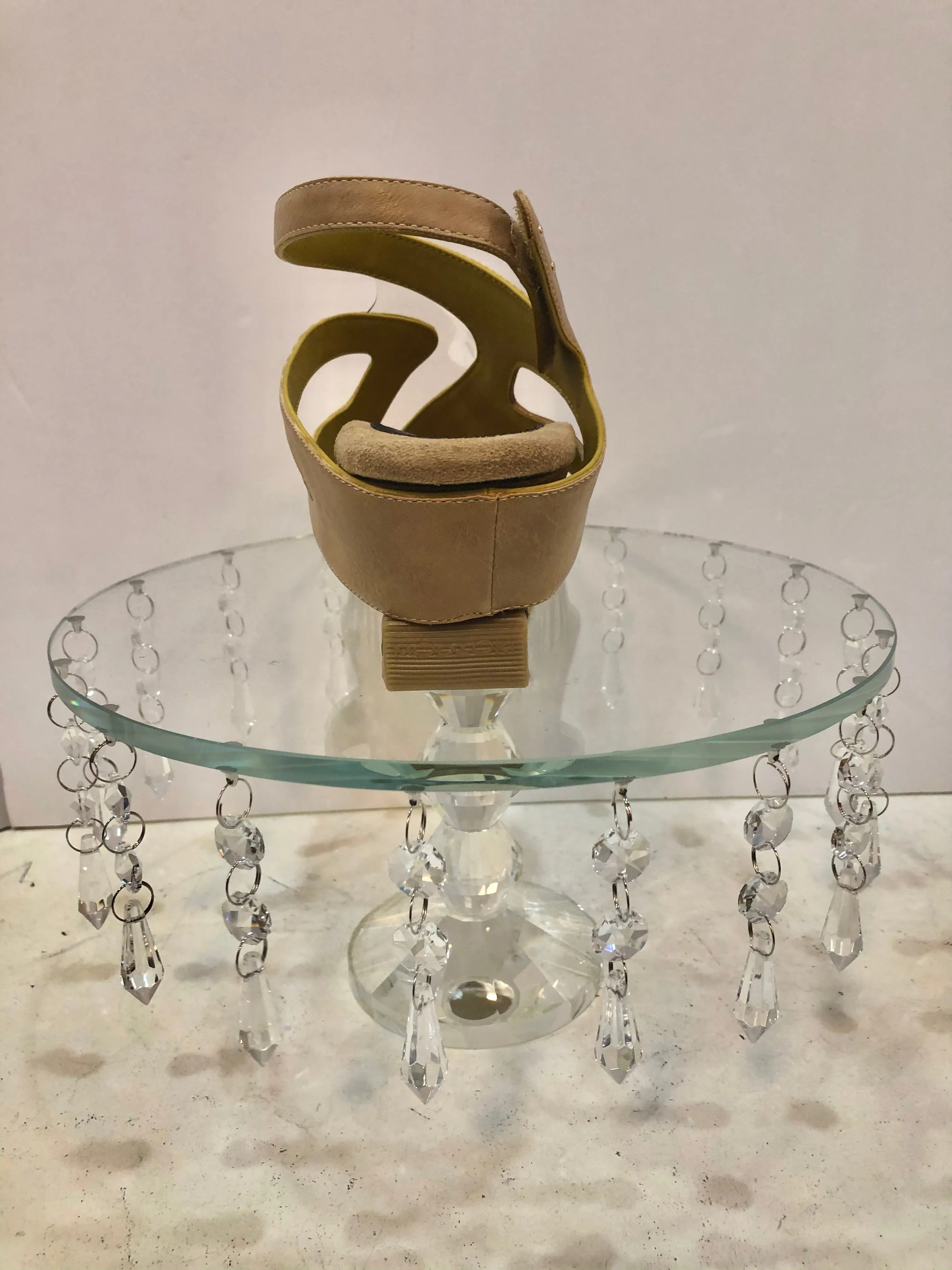 Reversible Sandal with Cork Heel