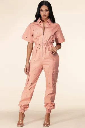 Rhinestone jumpsuit