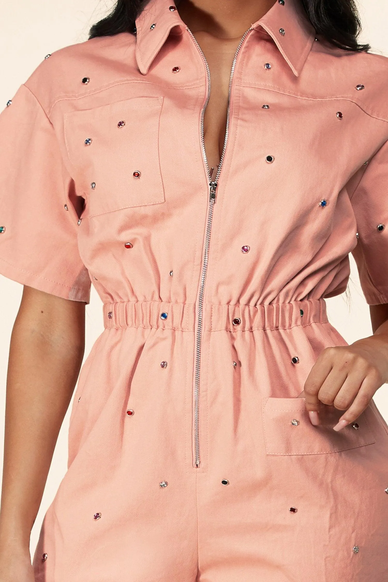 Rhinestone jumpsuit