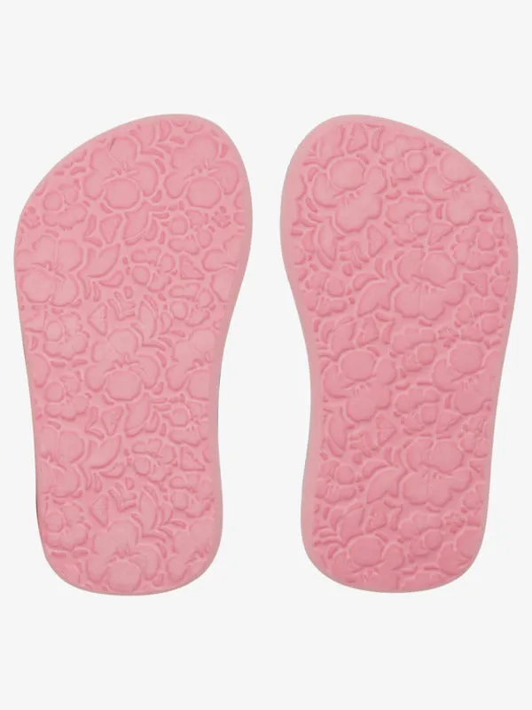 Roxy Toddlers Finn Sandals - Crazy Pink/Blue Radiance