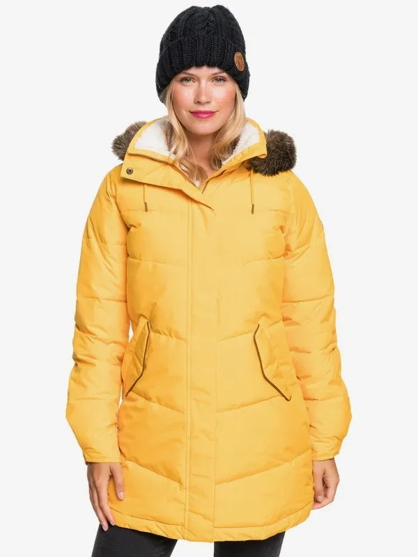 Roxy Womens Ellie Waterproof Longline Puffer Jacket