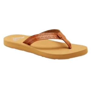 Roxy Women's Porto Motif Sandals - Tan