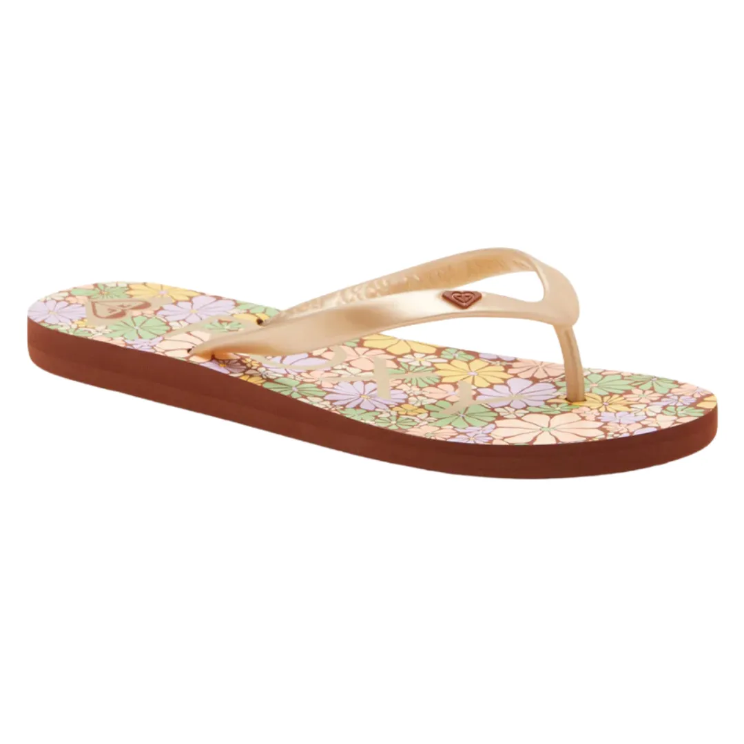 Roxy Women's Tahiti VII Sandals - Brown Combo