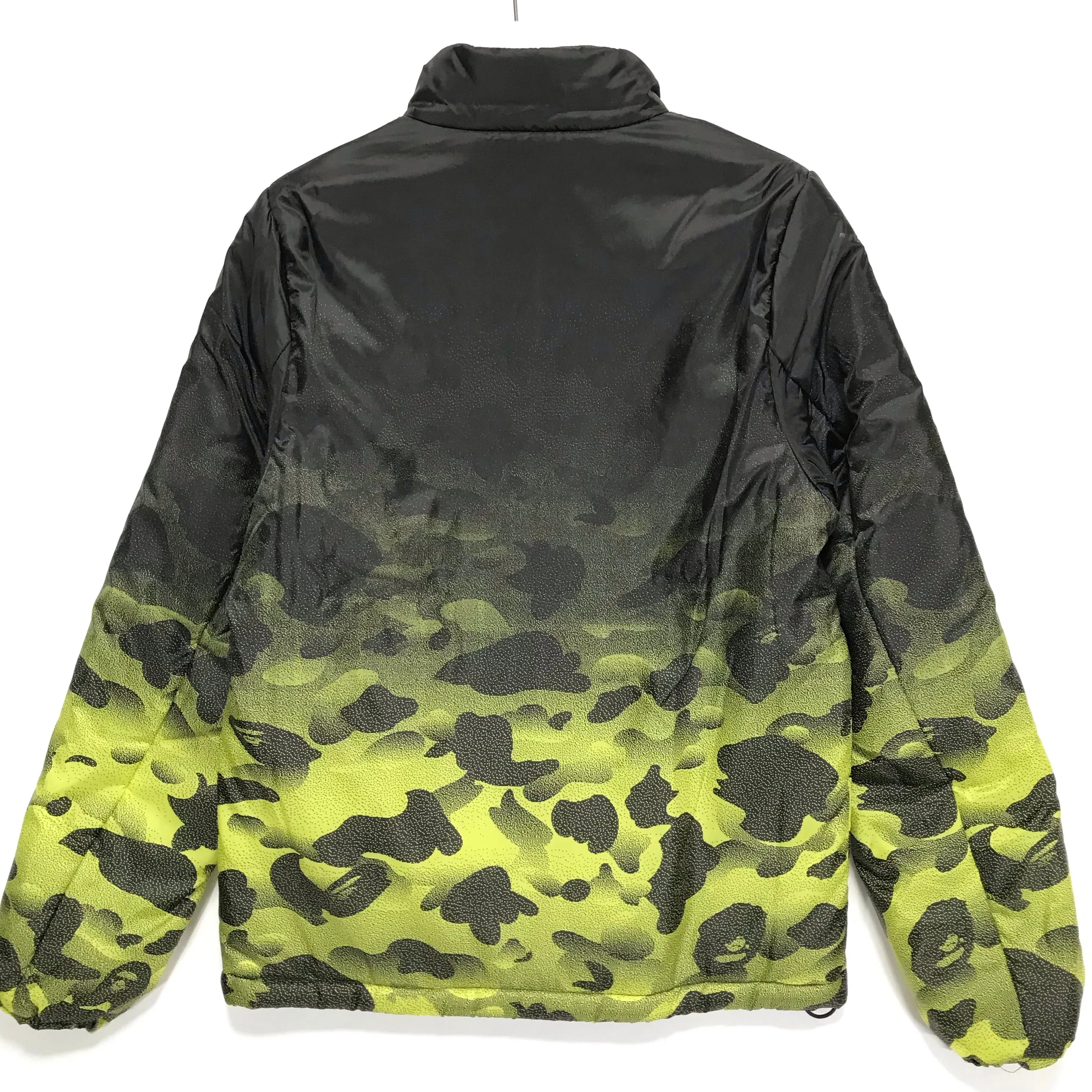 [S] A Bathing Ape Bape Noise Camo Puffer Jacket Black