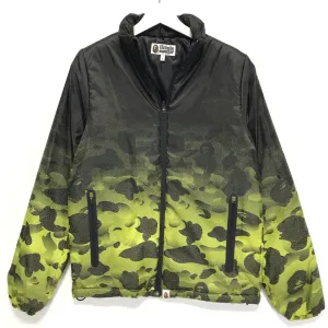 [S] A Bathing Ape Bape Noise Camo Puffer Jacket Black