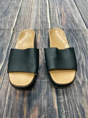 Sandals Heels Platform By Vionic In Black, Size: 8