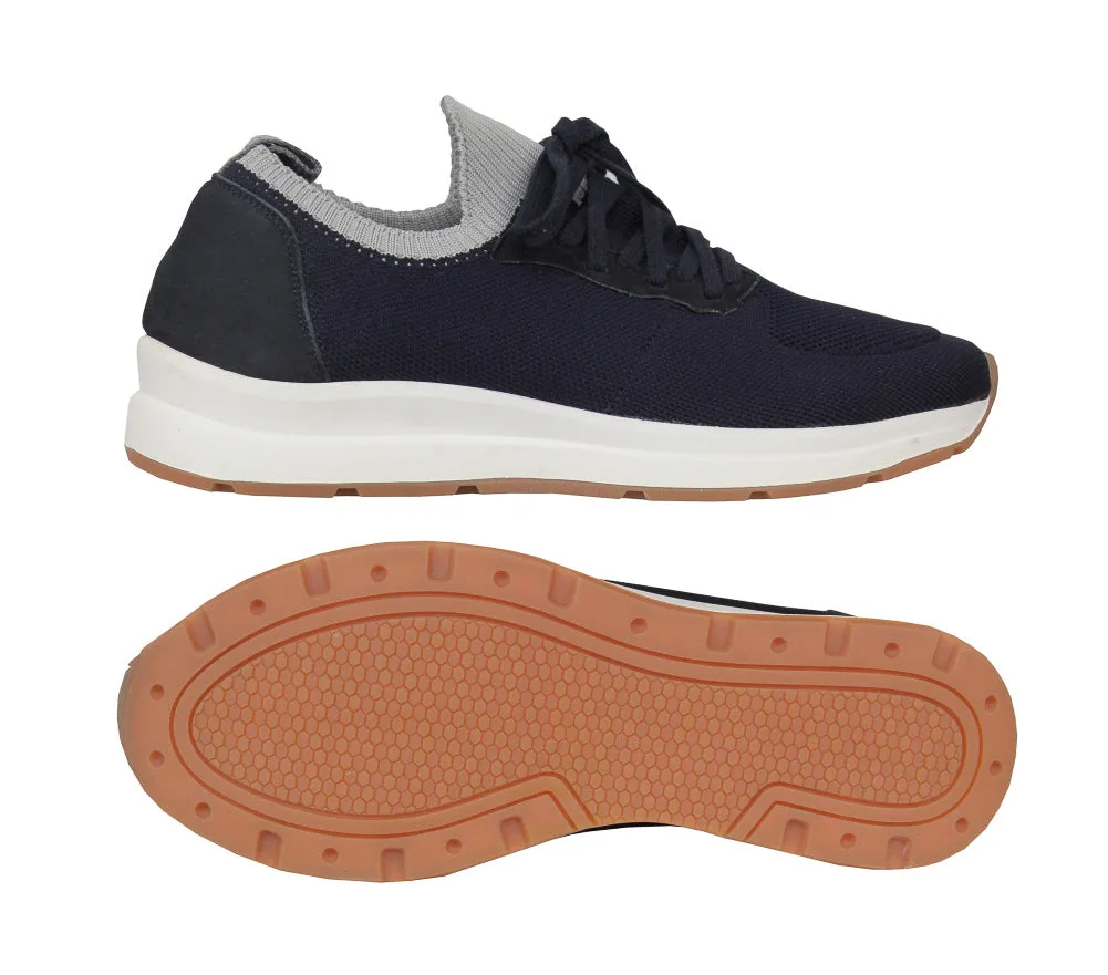 Sartorio Napoli Dark Blue Slip-On Sneakers