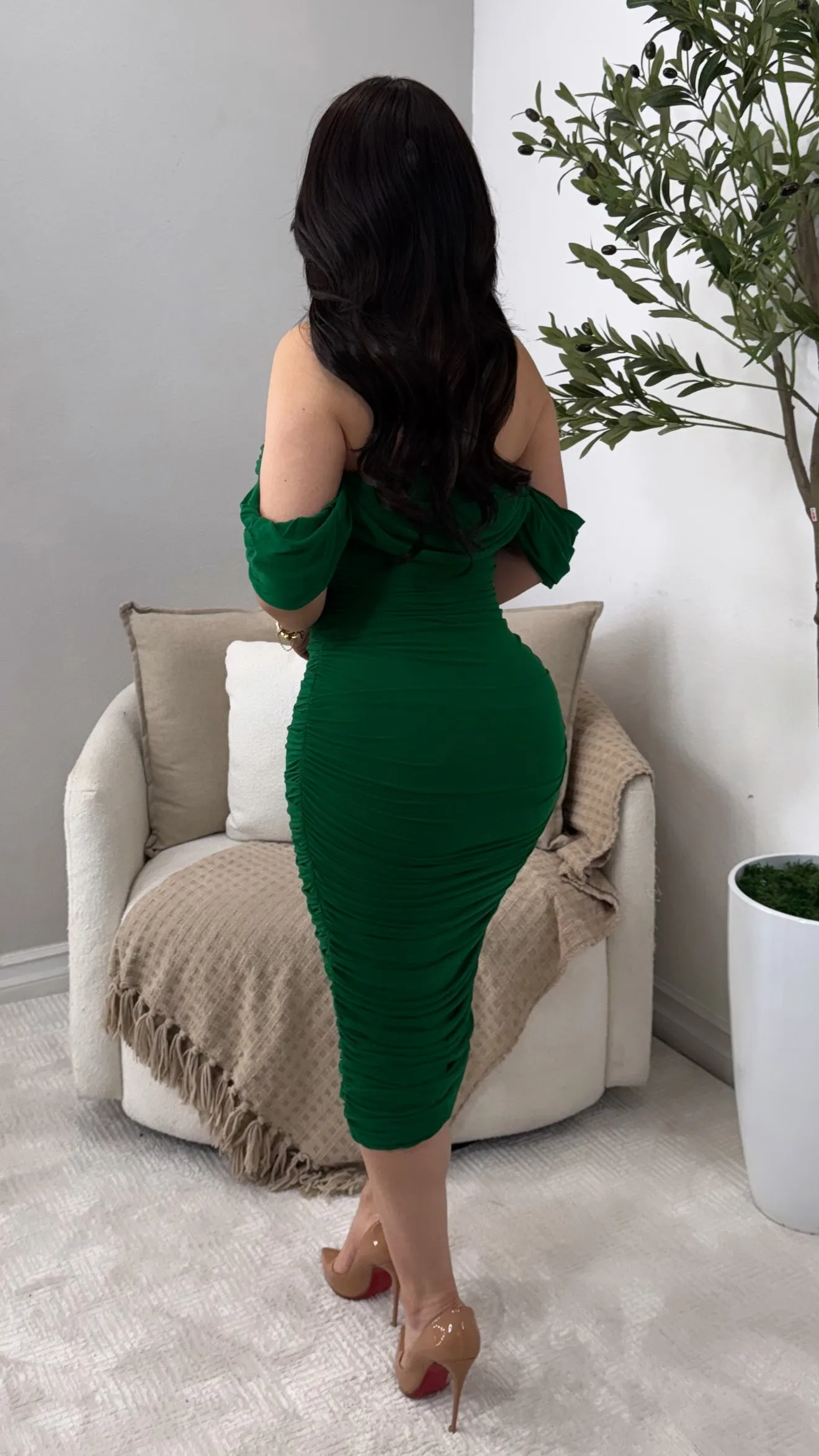 SASHA HUNTER MIDI DRESS