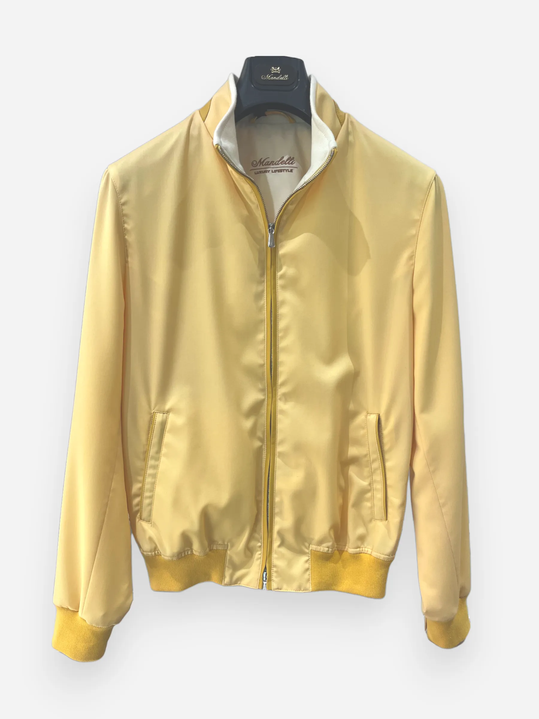 Scabal Wool Bomber - Butter