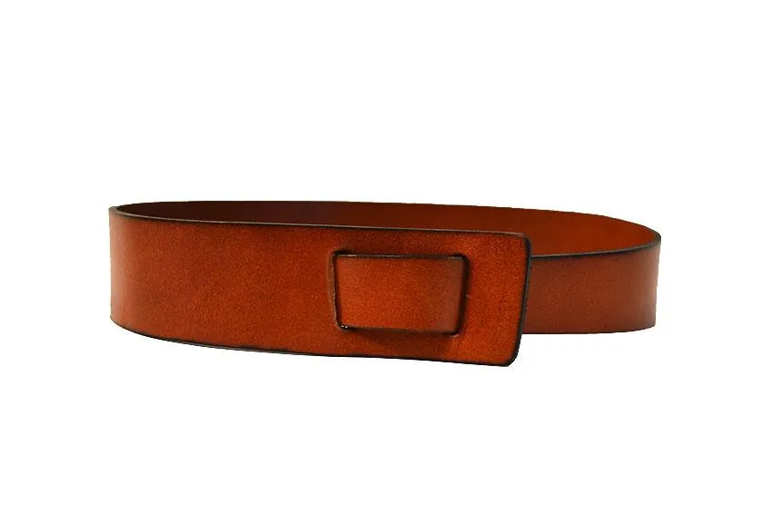 SEAFORTH - Brown Genuine Leather Knot Waist belt