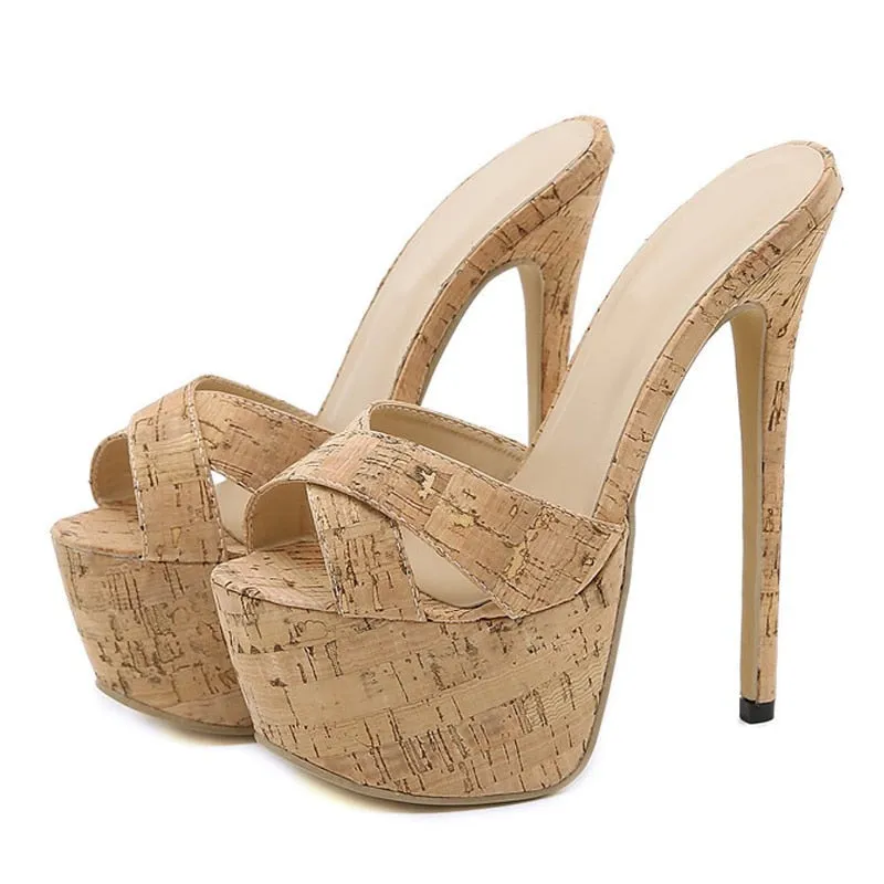 Sexy Cork Sandal Platform