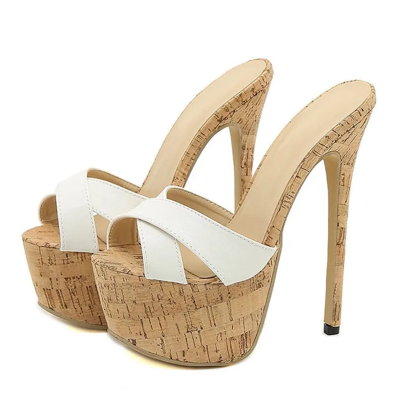 Sexy Cork Sandal Platform