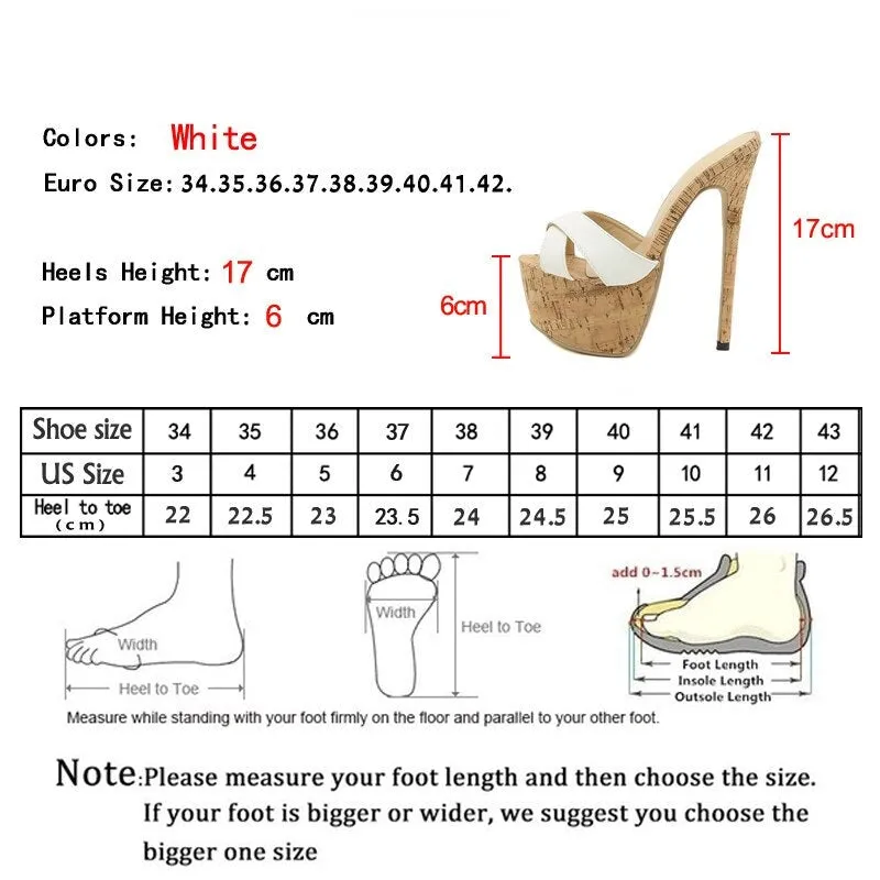 Sexy Cork Sandal Platform