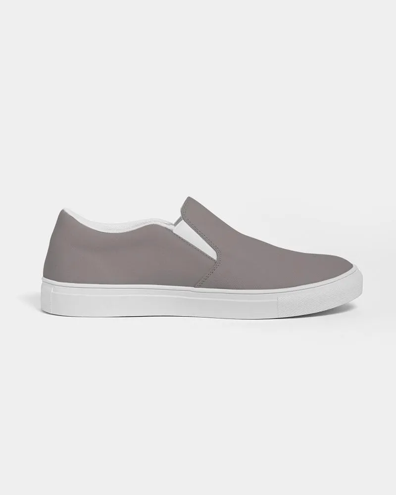 Shaded Pale Pastel Brown Slip-On Canvas Sneakers | Men's | C30M30Y30K30