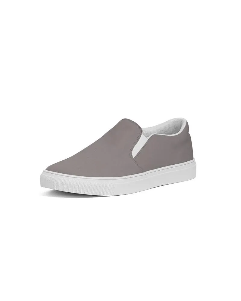 Shaded Pale Pastel Brown Slip-On Canvas Sneakers | Men's | C30M30Y30K30
