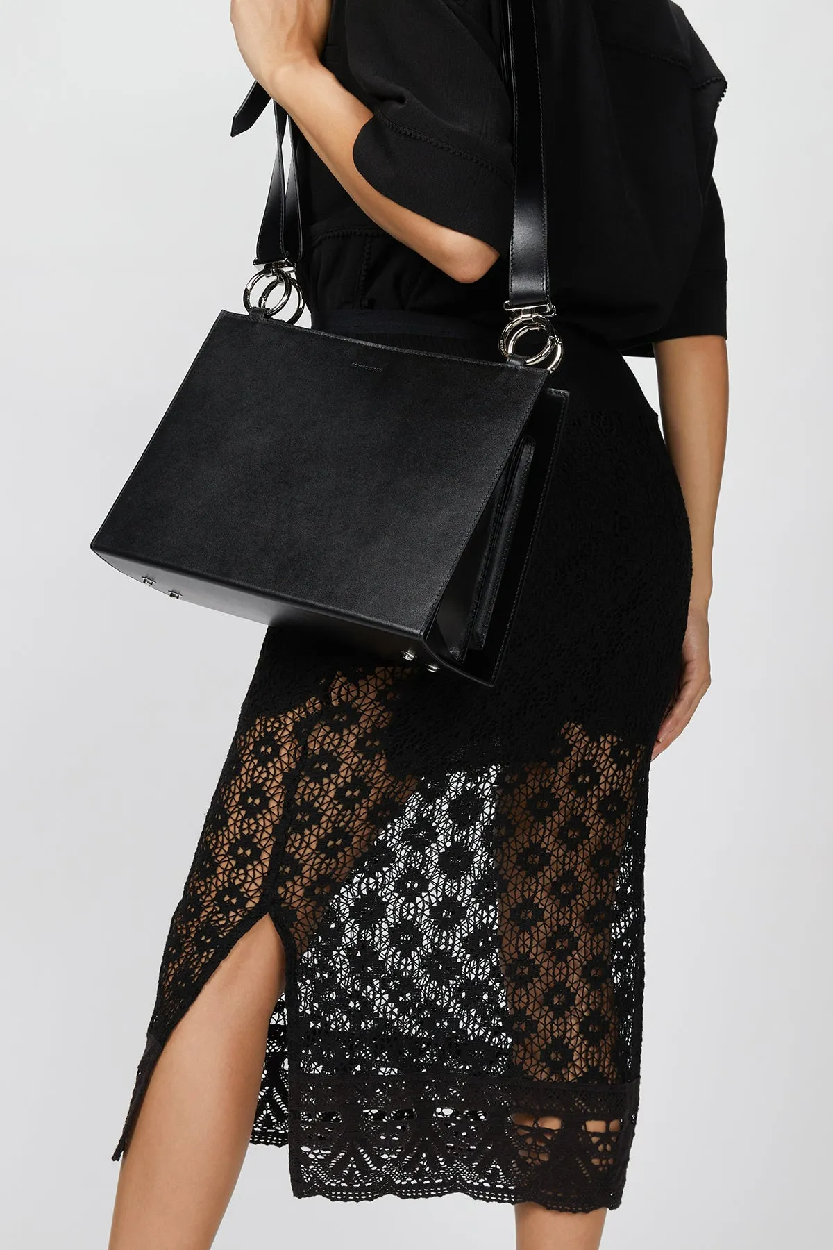 SHIRT AND CROCHET LACE SKIRT SET