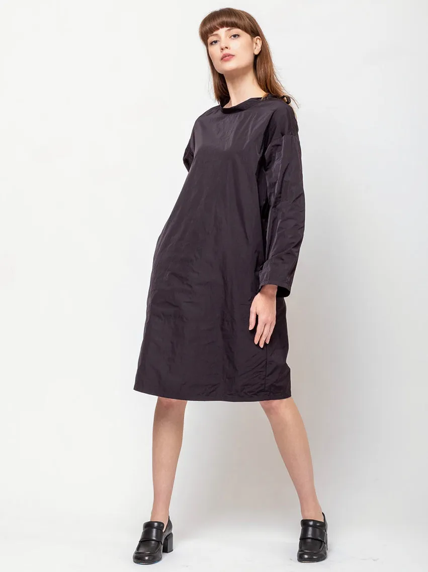 Shirt Dress - Aubergine