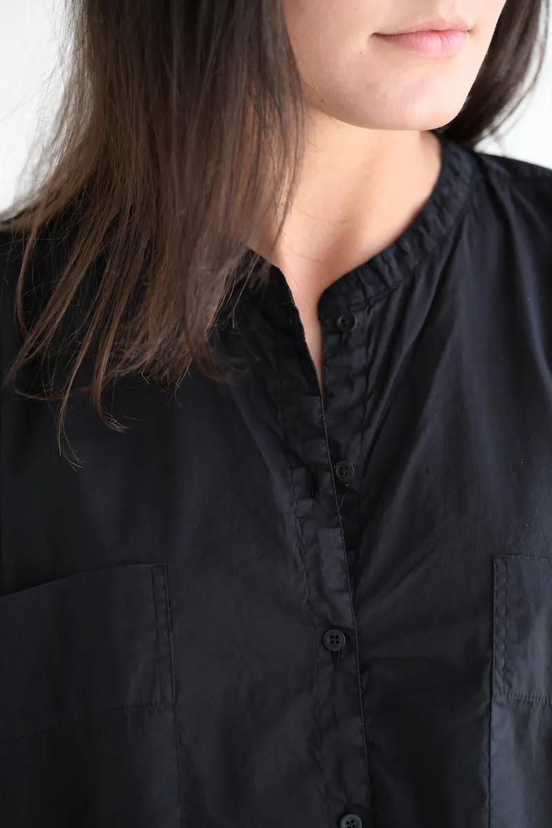 Shirt Dress in Black