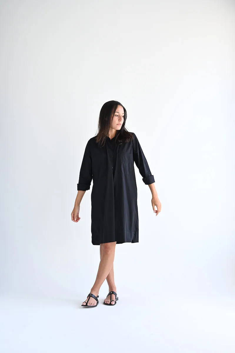 Shirt Dress in Black