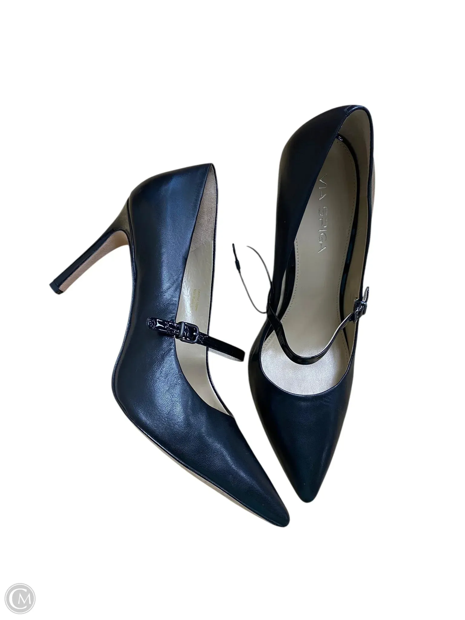 Shoes Heels Stiletto By Via Spiga In Black, Size: 9.5