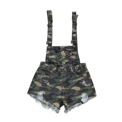 Short Rompers Womens Jumpsuit Denim Overalls for Women Rompers Plus Size Hole Playsuits and Jumpsuits for Girls Overalls