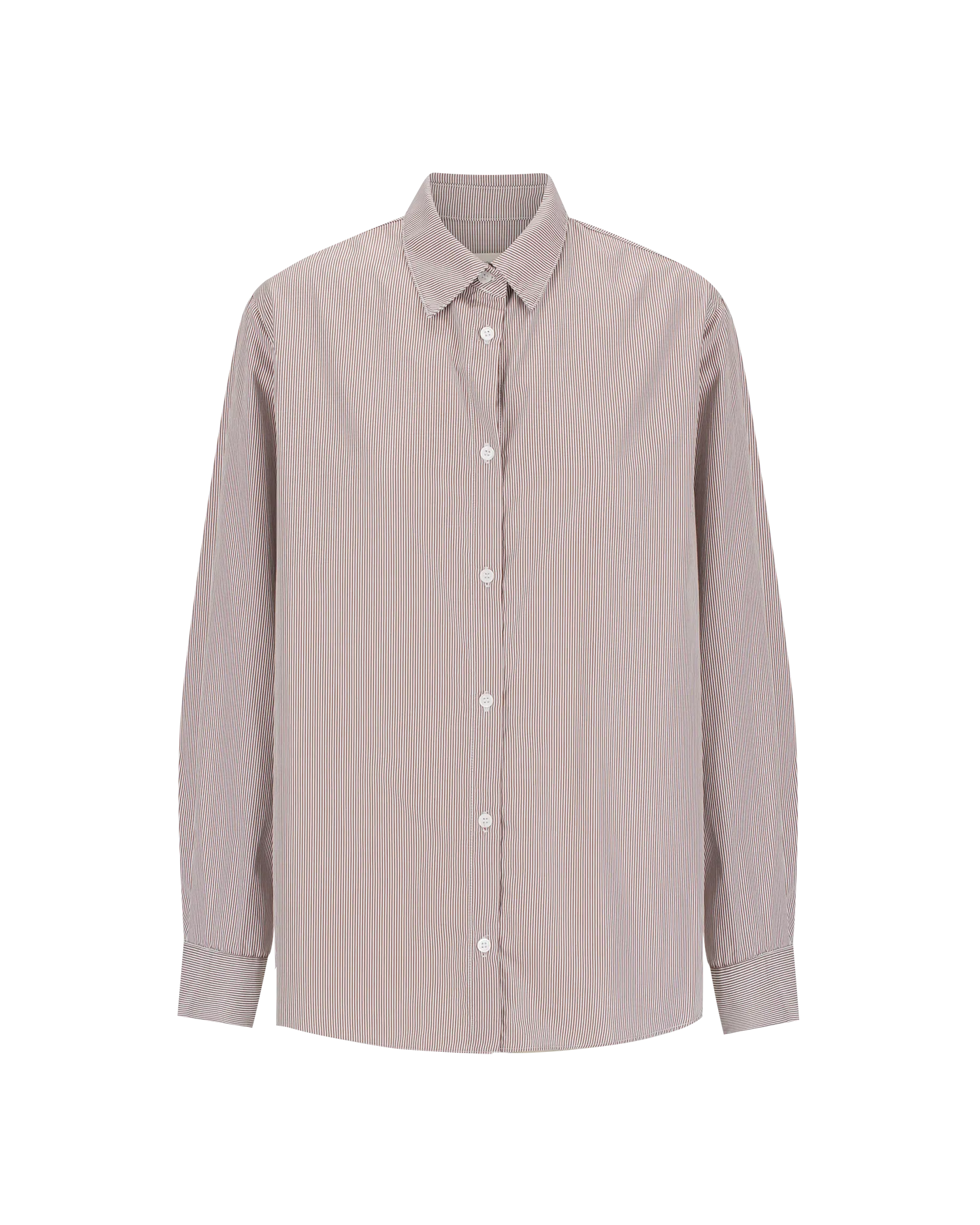 Sienna Shirt | Italian Stripe | Chocolate