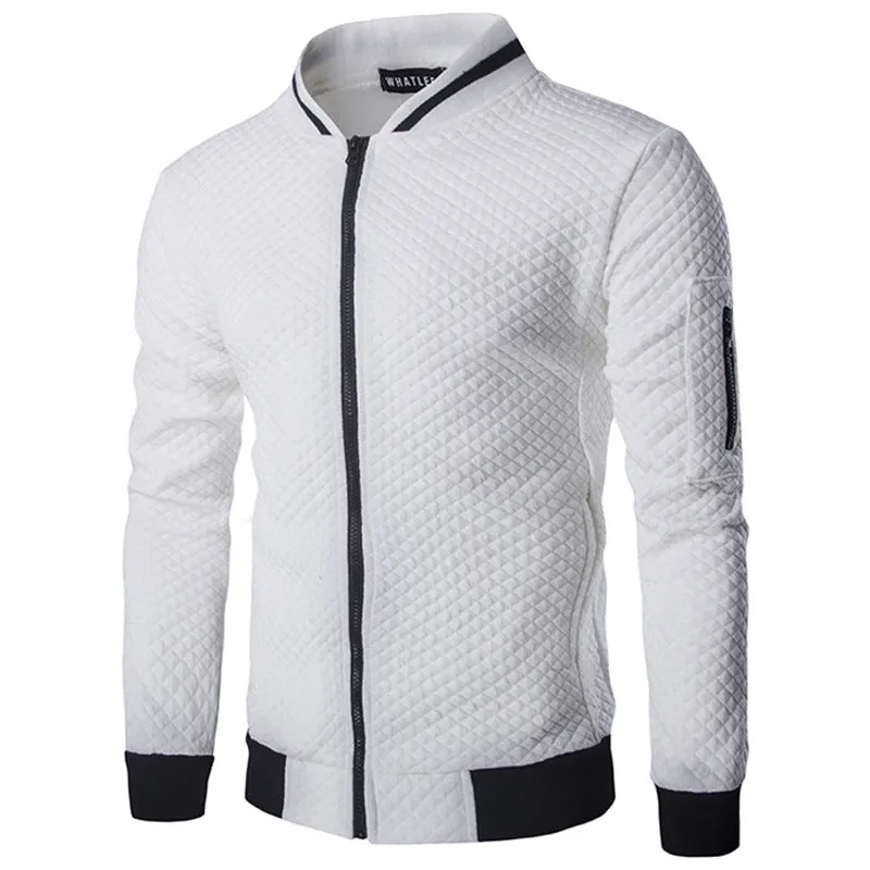 Slim Fit Sweater-Style 'Bravo' Bomber