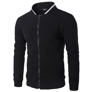 Slim Fit Sweater-Style 'Bravo' Bomber