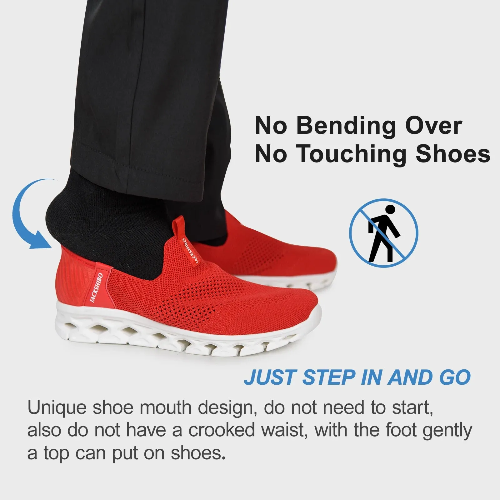 Slip on Sneakers Women Walking Shoes with Arch Support Memory Foam