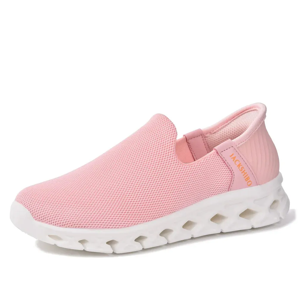 Slip on Sneakers Women Walking Shoes with Arch Support Memory Foam