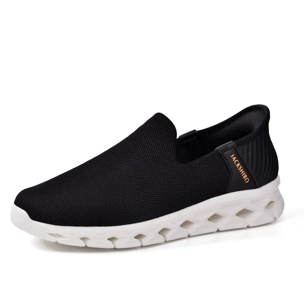 Slip on Sneakers Women Walking Shoes with Arch Support Memory Foam