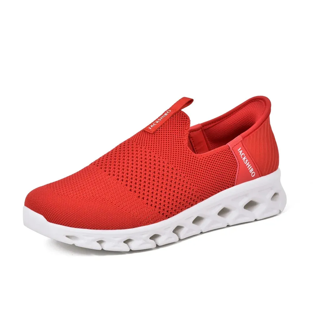 Slip on Sneakers Women Walking Shoes with Arch Support Memory Foam