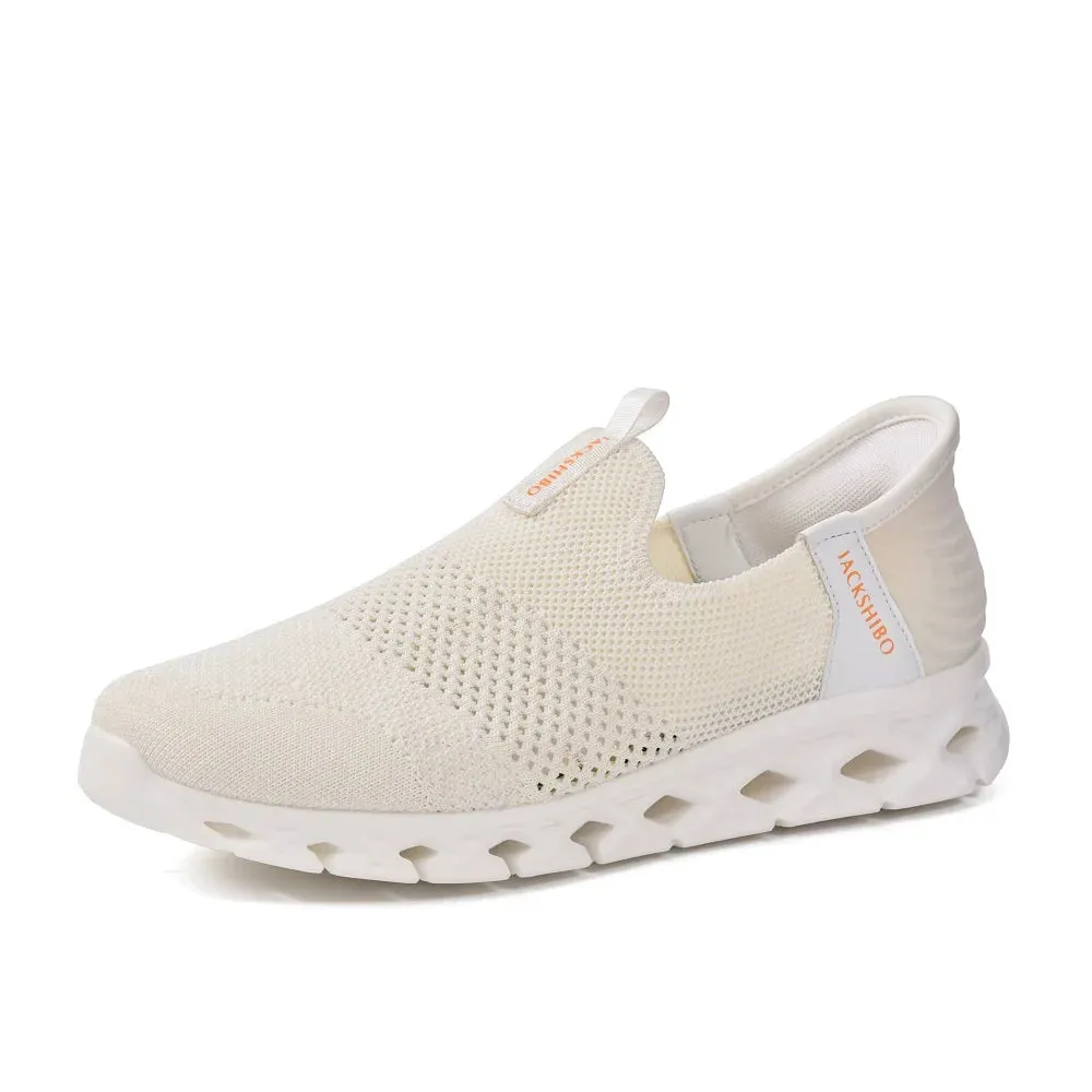 Slip on Sneakers Women Walking Shoes with Arch Support Memory Foam