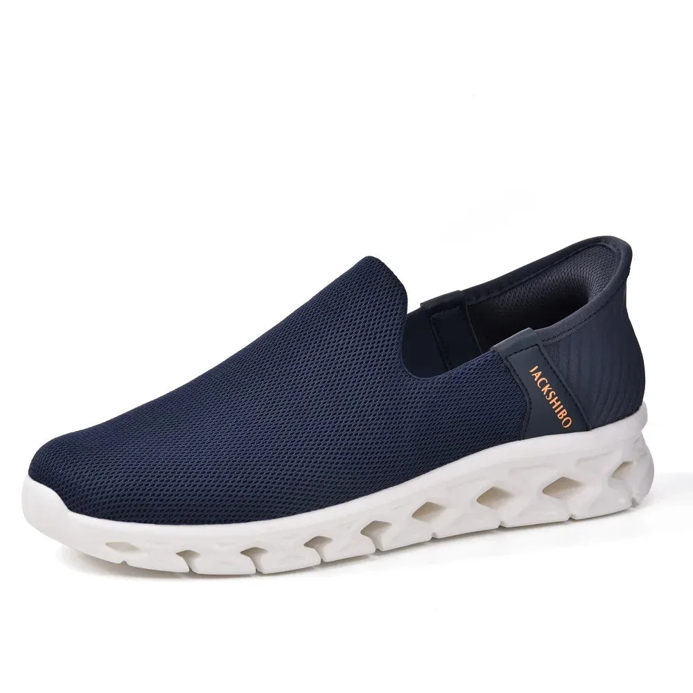 Slip on Sneakers Women Walking Shoes with Arch Support Memory Foam