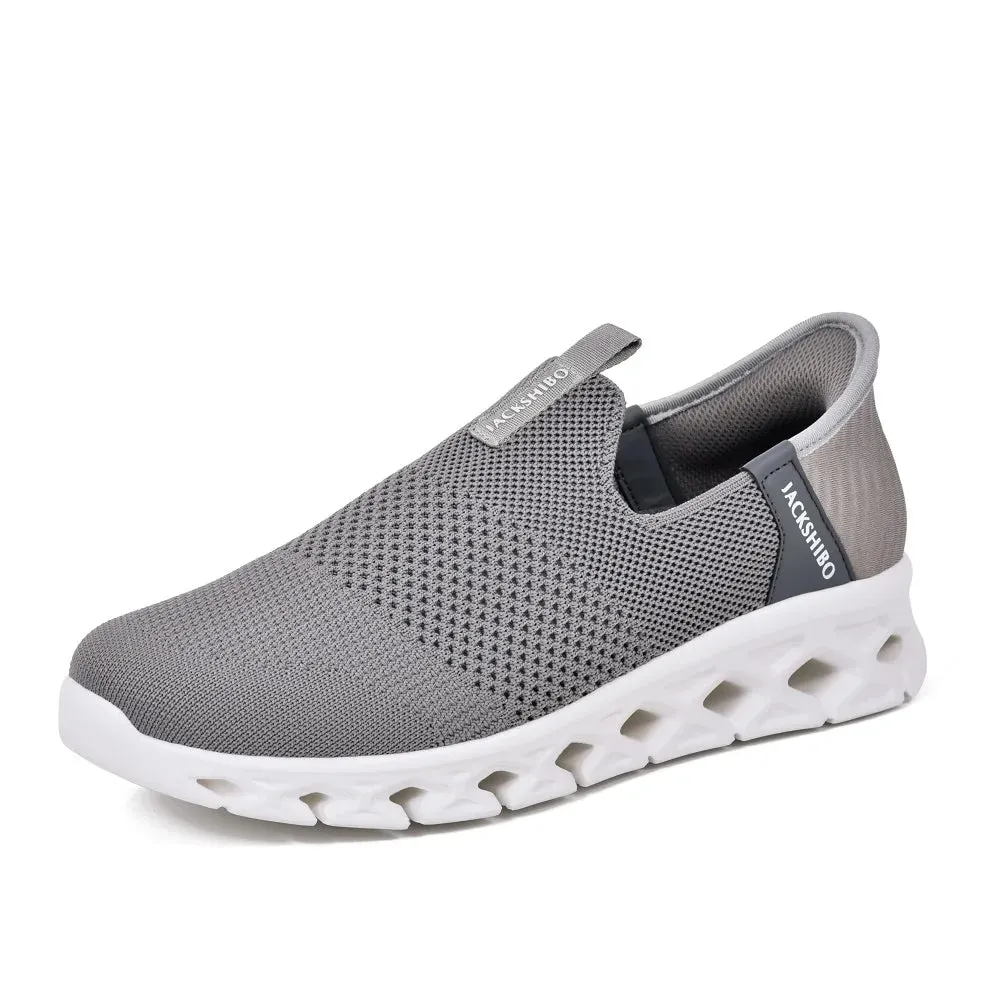 Slip on Sneakers Women Walking Shoes with Arch Support Memory Foam