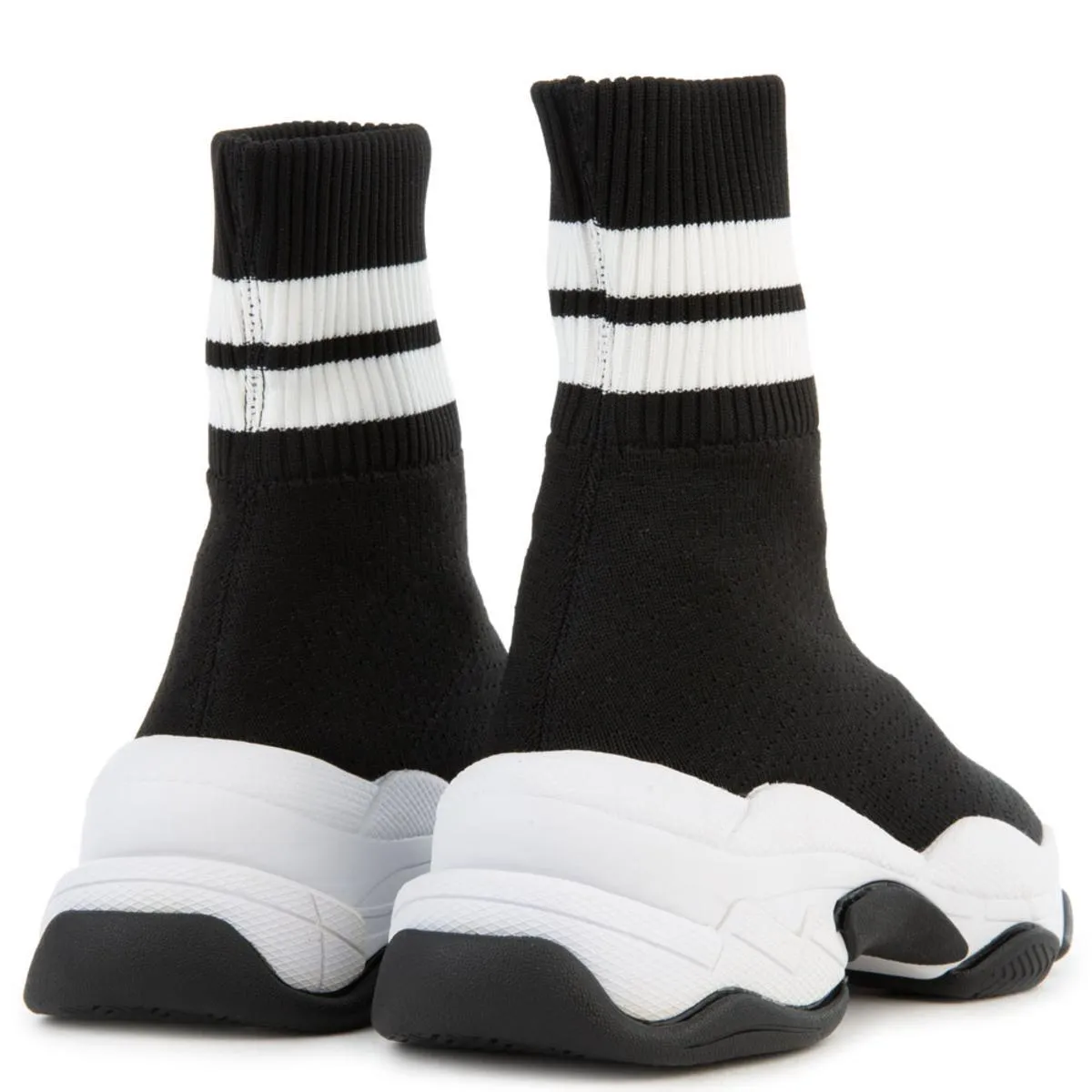 Sneakers in Tekno/Black-White