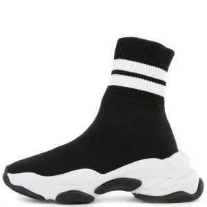 Sneakers in Tekno/Black-White
