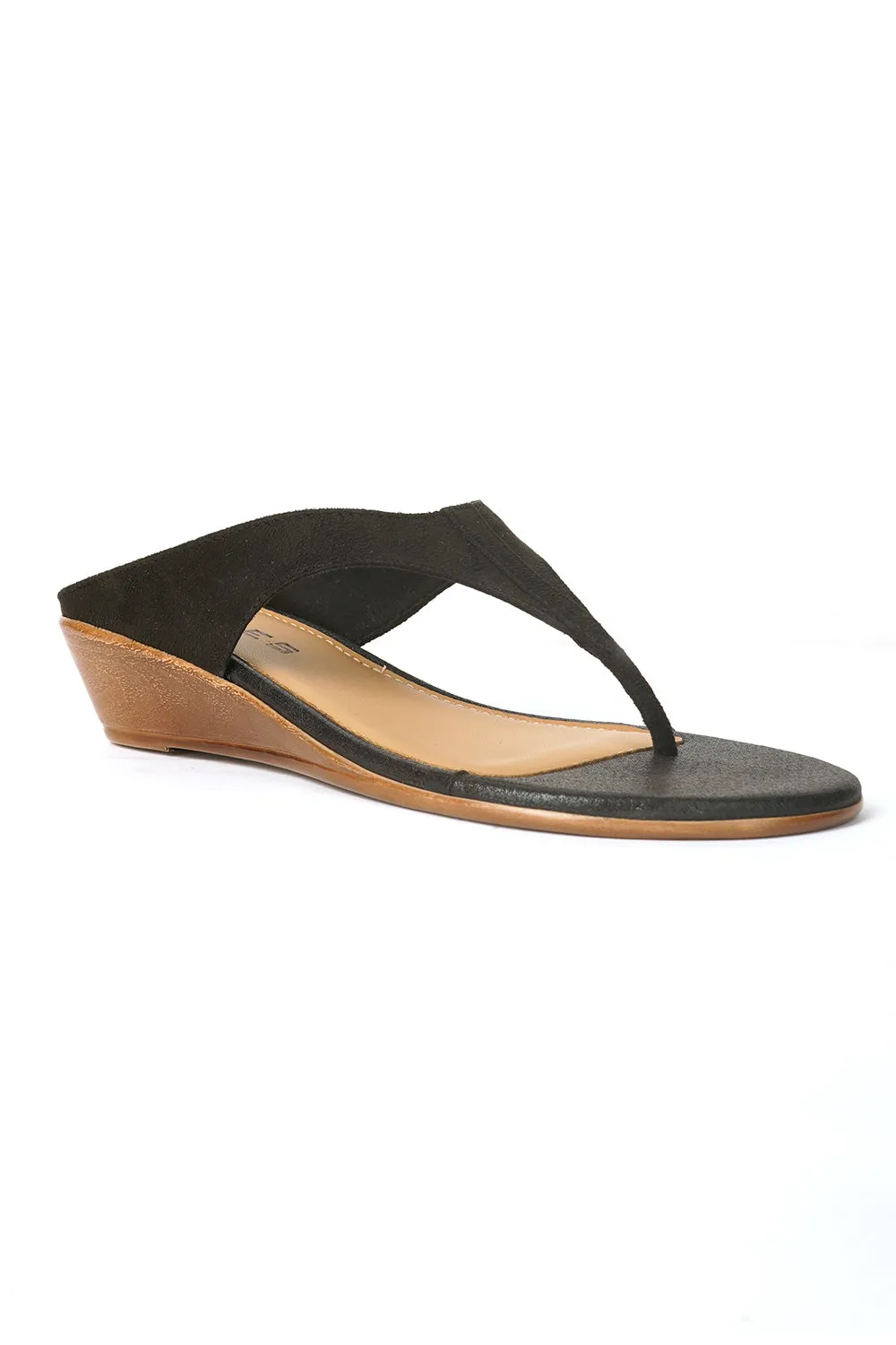 SOLES Thong Small Wedge Heel Sandals