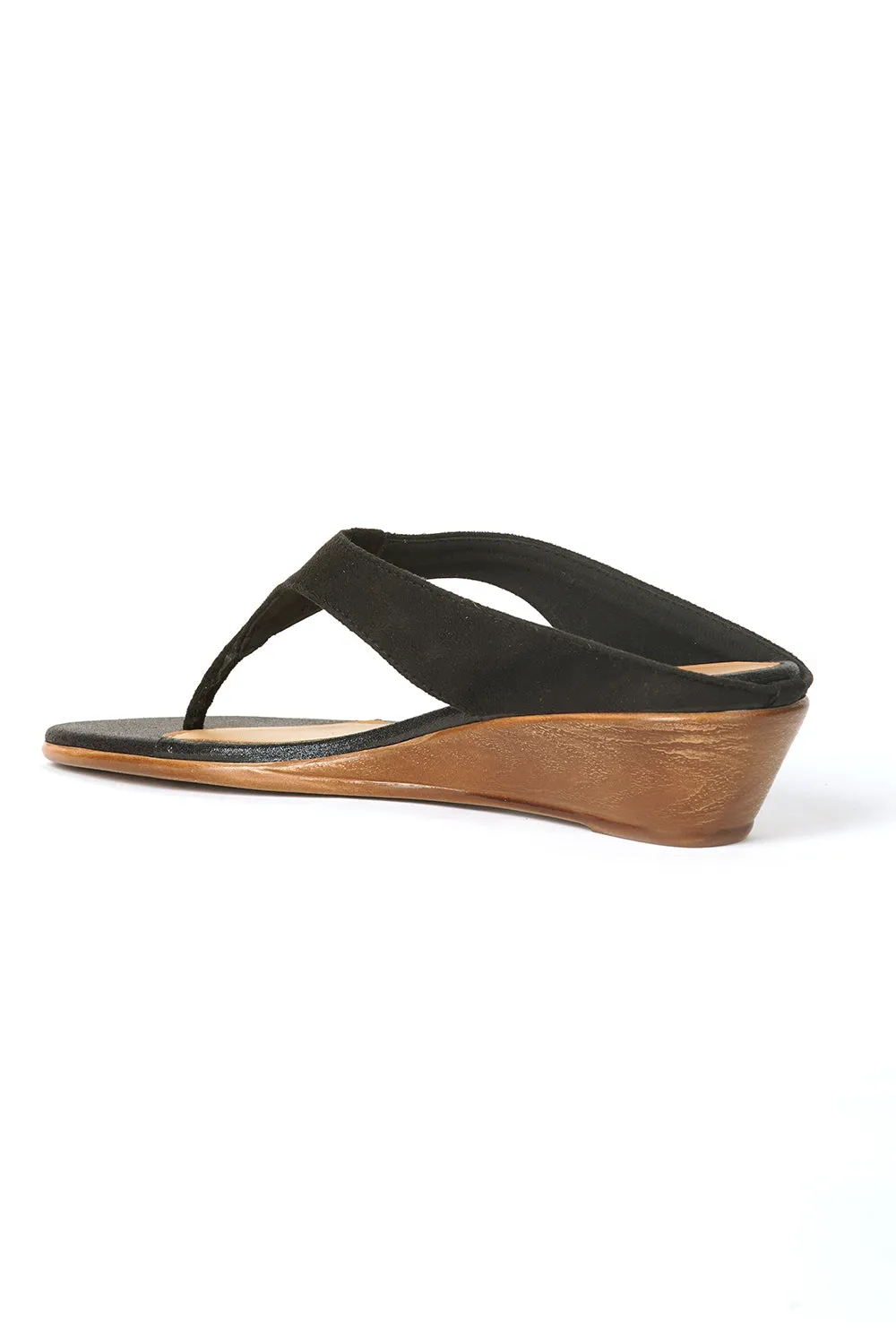 SOLES Thong Small Wedge Heel Sandals