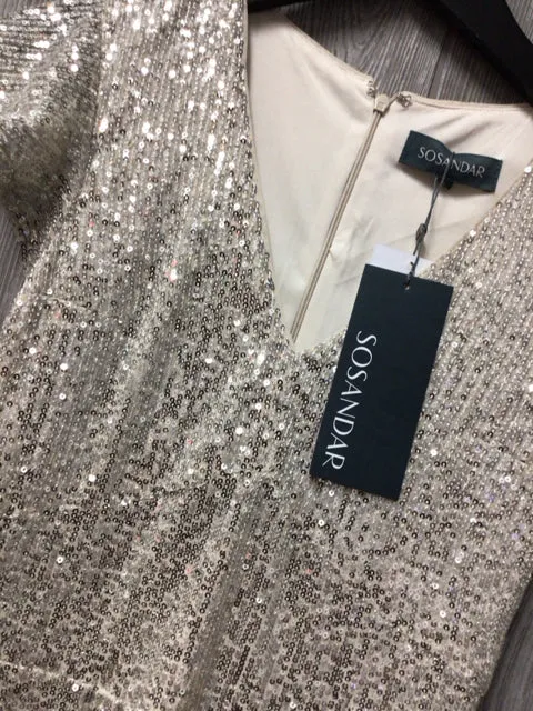 Sosaqndar Sequined Dress Size 2 New