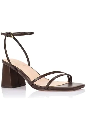 Stevie Block Heels Chocolate
