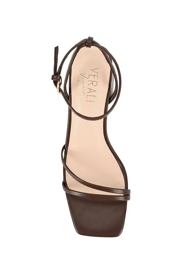 Stevie Block Heels Chocolate