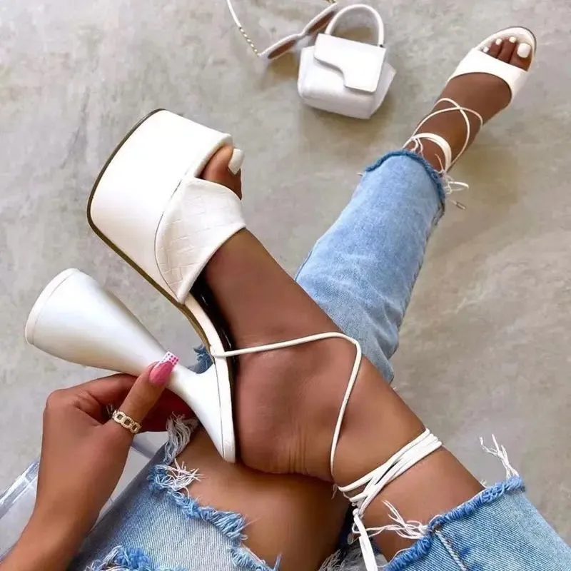 Strap Platform Heels