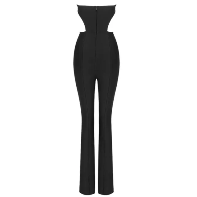 Strapless Cut out Bandage Jumpsuit