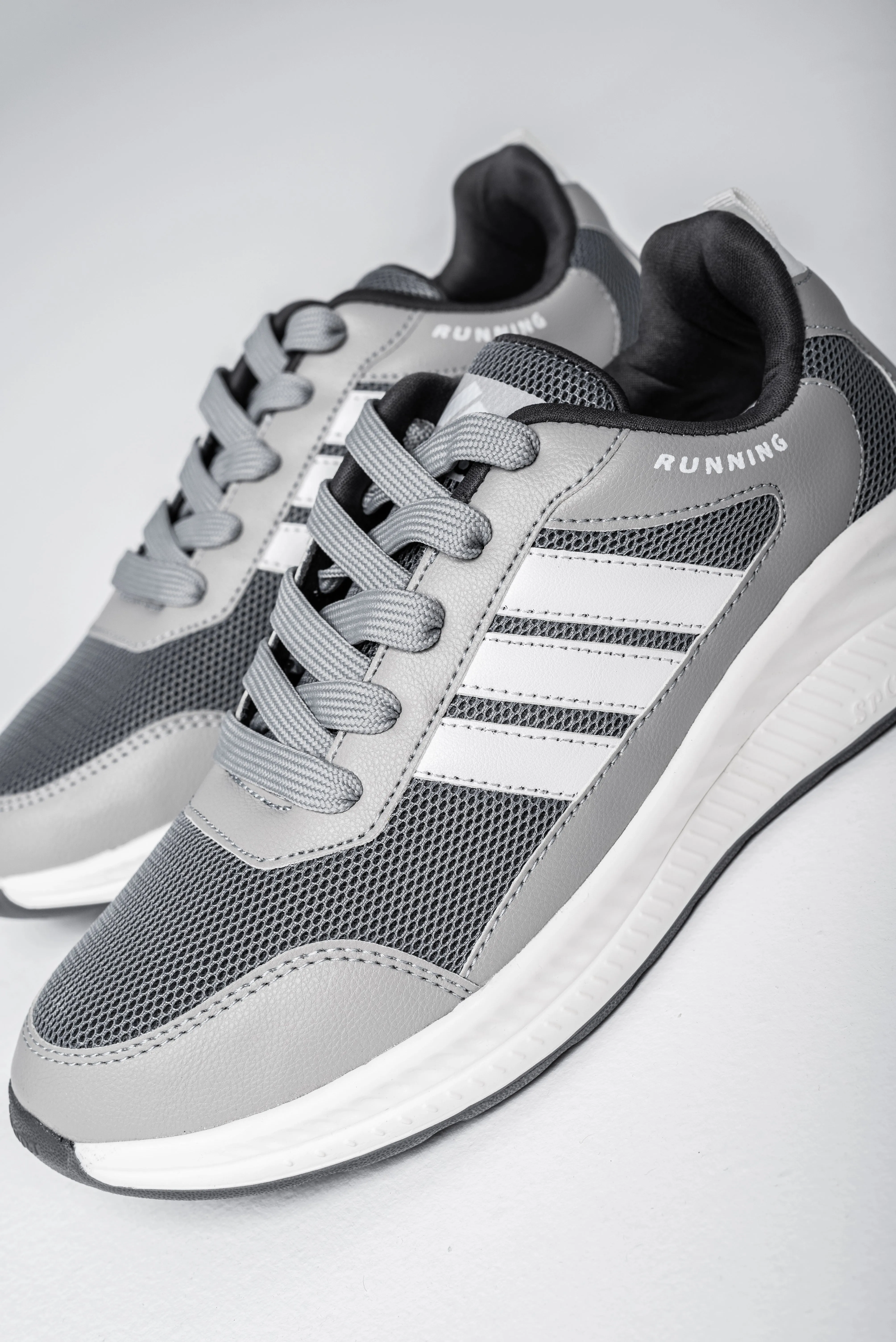 StrideMax men Running Shoes | Gray