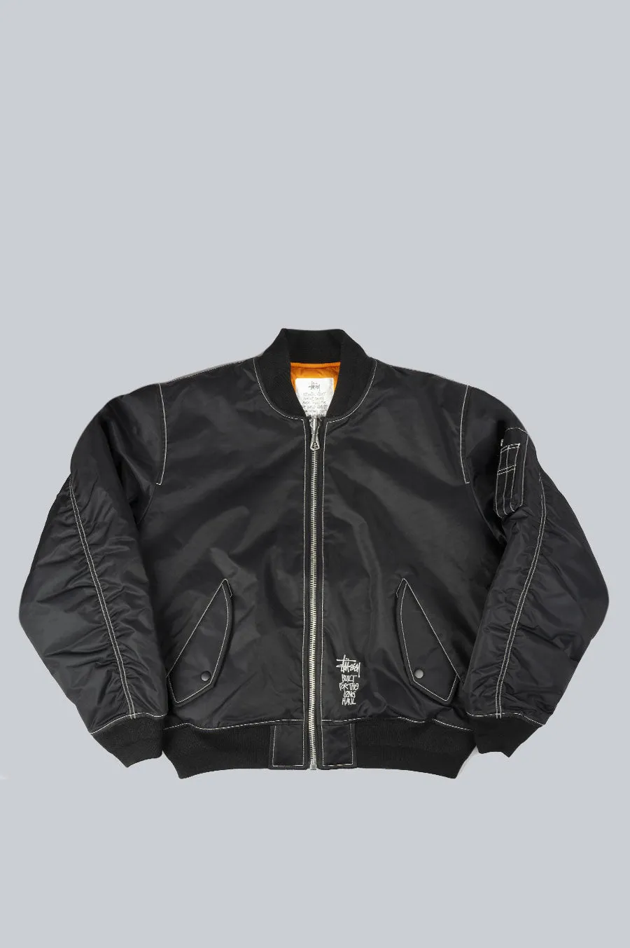 STUSSY BUILT REVERSIBLE BOMBER JACKET