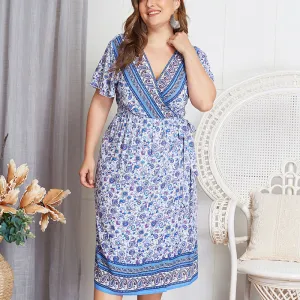 Summer Plus Size New Print Dress