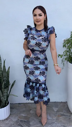 SUZETTE BLUE DRESS