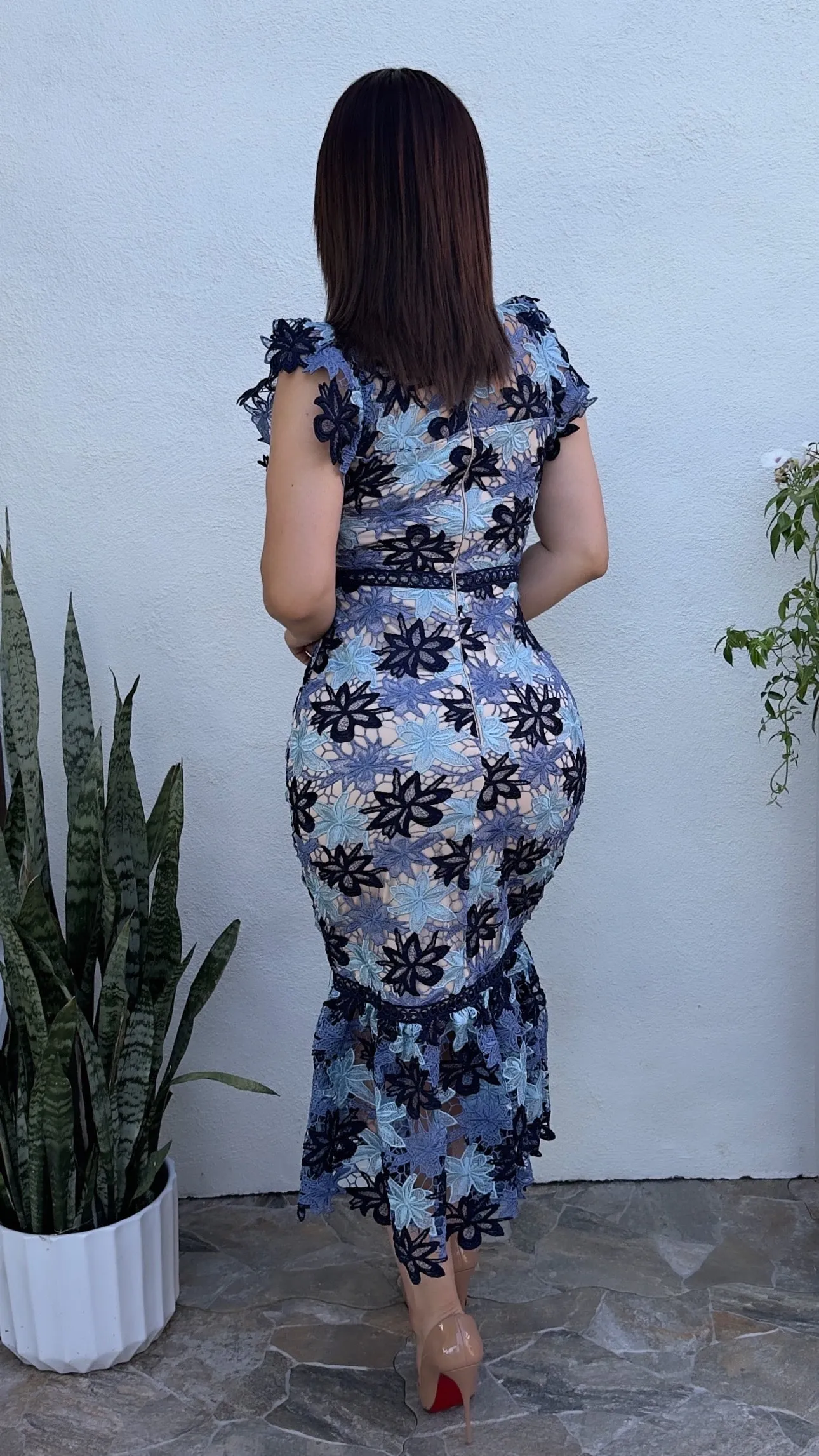 SUZETTE BLUE DRESS