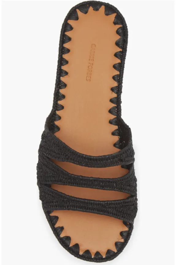SYMM SANDAL IN BLACK